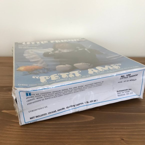 Little Friend Soft Sculpture African American Doll Vintage Craft Kit #106 - Picture 4 of 4